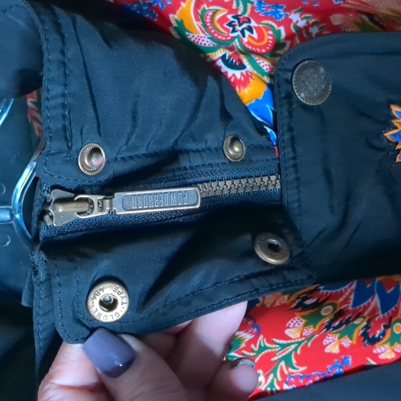 Vintage POWDERHORN* ski jacket long sleeve zip front snap placket embroidered - Picture 9 of 17